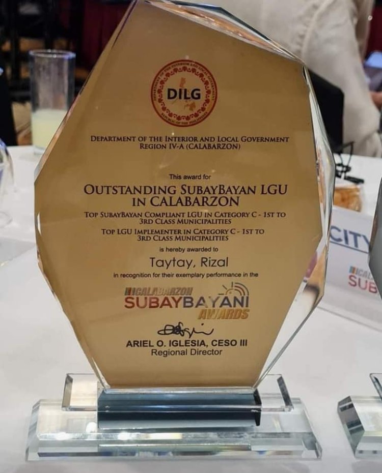 A Historic Win for Taytay Rizal: Championing Excellence in Governance!