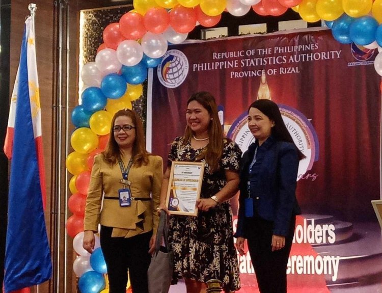 Taytay, Rizal LGU Honored as Outstanding Stakeholder at PSA Rizal’s 10th Anniversary Celebration